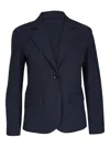 Twp Supper Jacket Cotton-wool Blazer In Blue