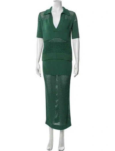 Pre-owned Twp Skirt Set In Green