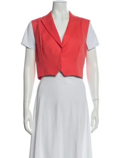 Pre-owned Twp Sleeveless Top In Orange