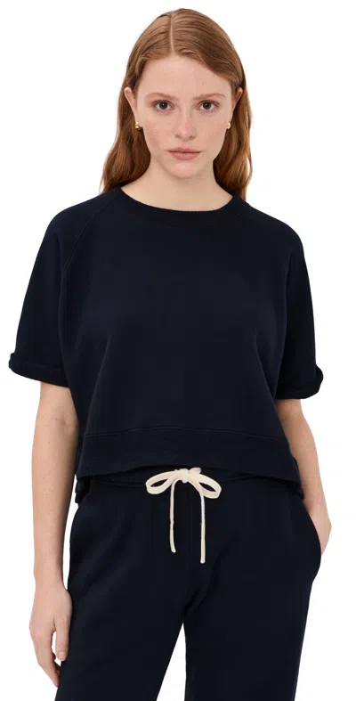 Twp Slouchy Rolled Tee Midnight In Blue