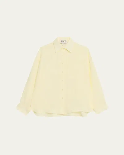 Twp Something Borrowed Linen Shirt In Neutral
