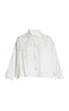 Twp Soon To Be Ex Crystal-embellished Shirt In White