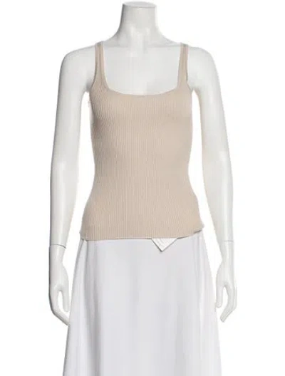 Pre-owned Twp Square Neckline Sleeveless Top W/ Tags In Neutral