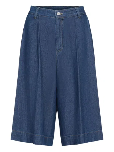 Twp Steffens Denim Shorts In Blue