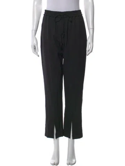 Pre-owned Twp Straight Leg Pants In Black
