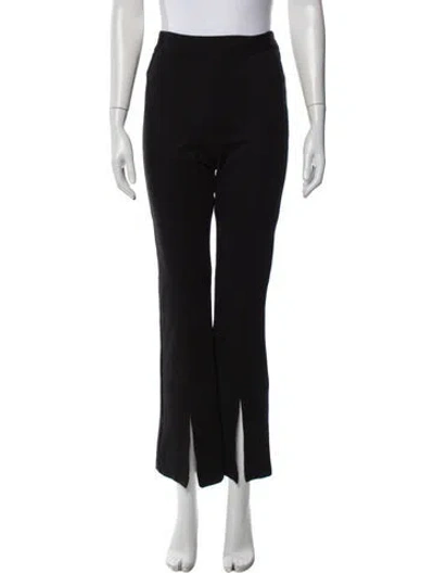 Pre-owned Twp Straight Leg Pants In Black