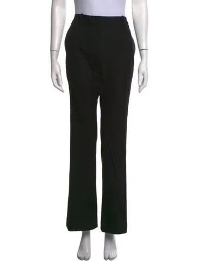Pre-owned Twp Straight Leg Pants In Black