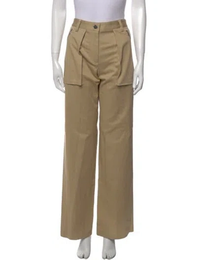 Pre-owned Twp Straight Leg Pants In Green