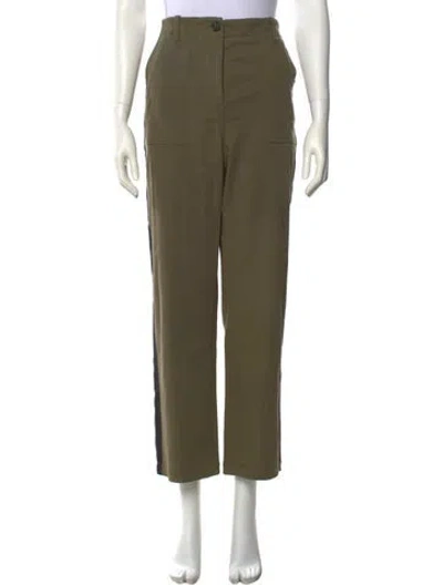 Pre-owned Twp Straight Leg Pants In Green