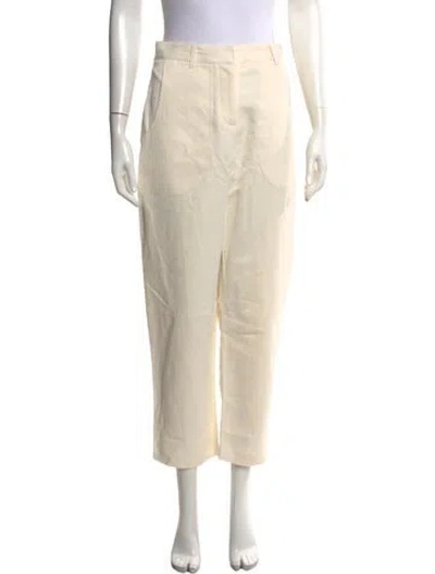 Pre-owned Twp Straight Leg Pants In Neutrals