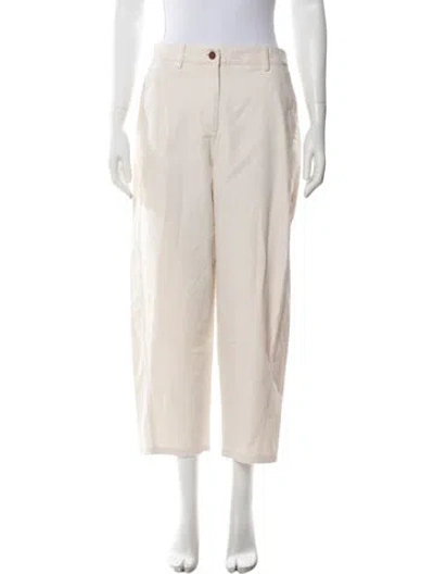 Pre-owned Twp Straight Leg Pants In Neutrals