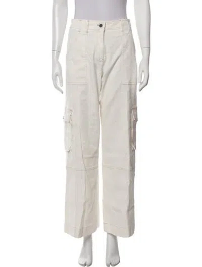 Pre-owned Twp Straight Leg Pants In Neutrals