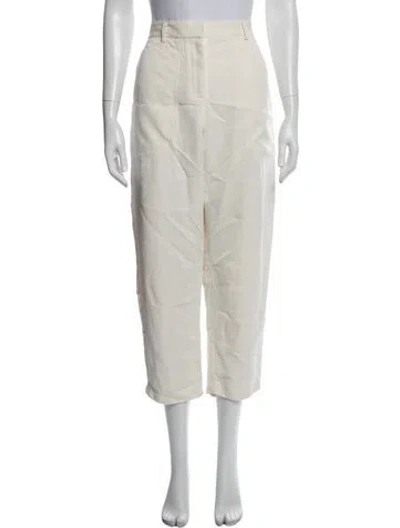 Pre-owned Twp Straight Leg Pants In White