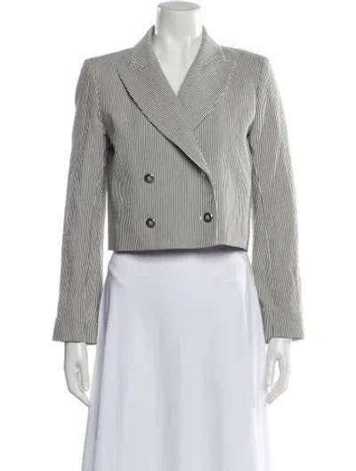 Pre-owned Twp Striped Blazer In Multi