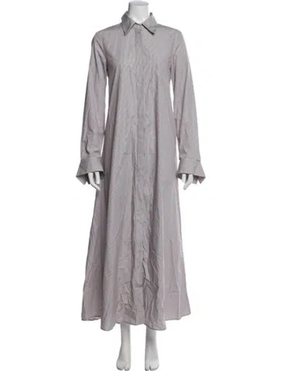 Pre-owned Twp Striped Long Dress In Multicolor