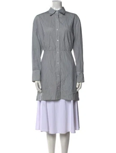 Pre-owned Twp Striped Long Sleeve Tunic In Multi