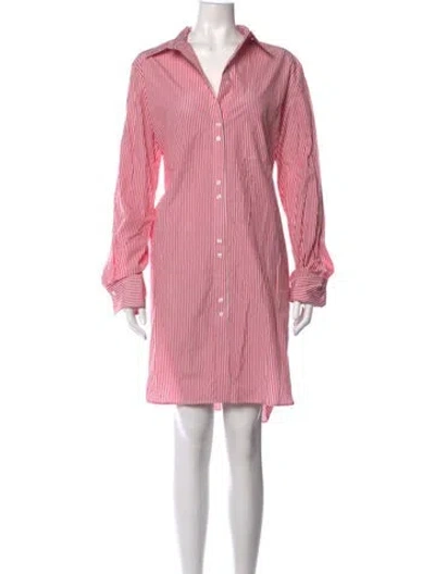 Pre-owned Twp Striped Mini Dress W/ Tags In Pink
