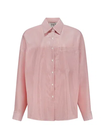 Twp Striped Shirt In Pink