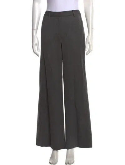 Pre-owned Twp Striped Wide Leg Pants In Grey