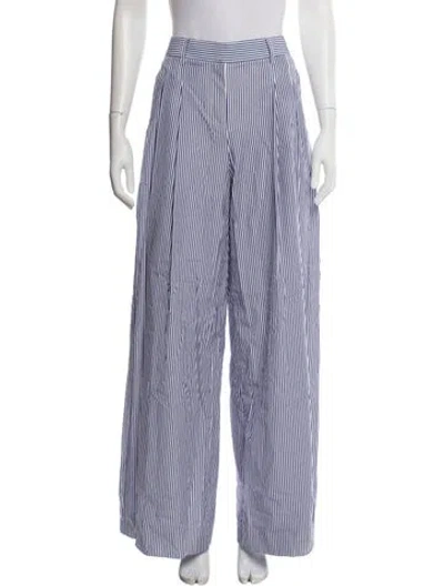 Pre-owned Twp Striped Wide Leg Pants In Multi