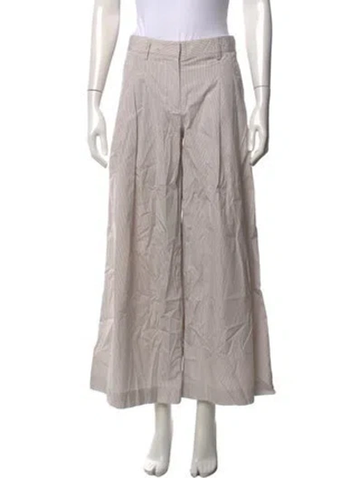 Pre-owned Twp Striped Wide Leg Pants In Multicolor