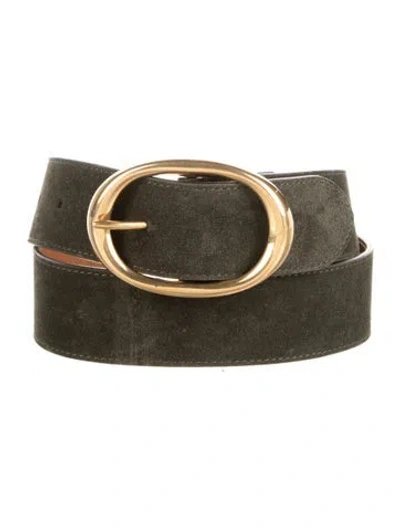 Pre-owned Twp Suede Waist Belt W/ Tags In Green
