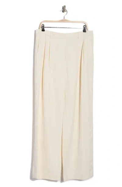 Twp Sulli Sequin Stripe Pants In White