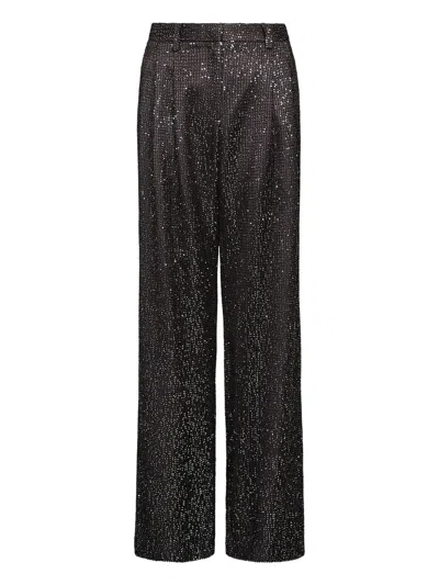 Twp Sulli Sequined Trousers In Black