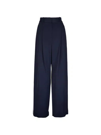 Twp Sulli Stripe Wide-leg Trousers In Blue