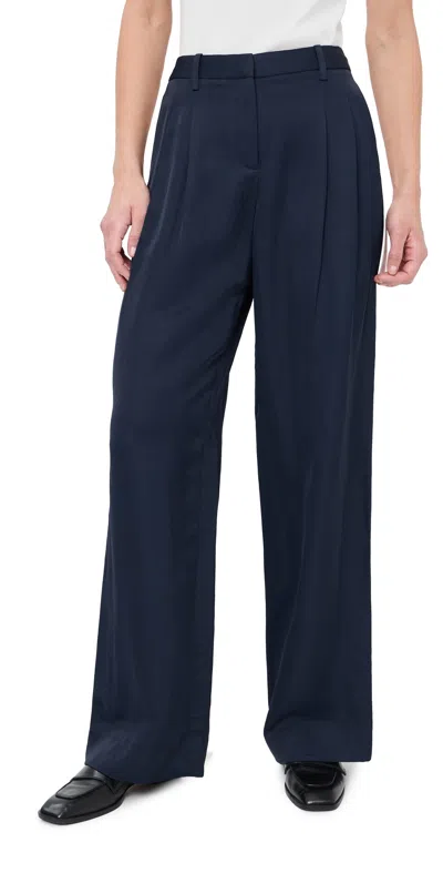 Twp Sulli Trousers With Tux Stripe Midnight/bone In Blue