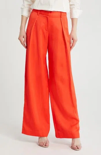 Twp Sullivan Wide Leg Pants In Red