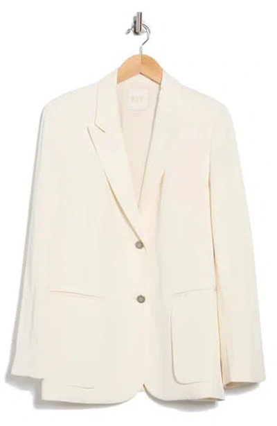 Twp Sweet Pea Peak Lapel Blazer In Neutral