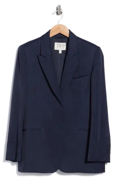 Twp Sweetpea Single Button Blazer In Blue