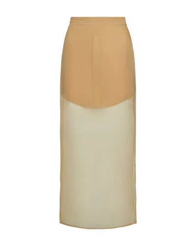 Twp Sylkie Skirt In Beige