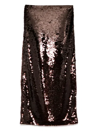 Twp Sylkie Skirt In Brown