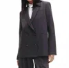 Twp Tabitha Blazer In Dark Charcoal In Gray