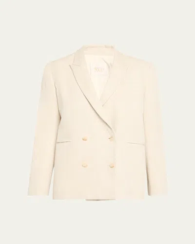 Twp Tabitha Cotton-linen Twill Blazer