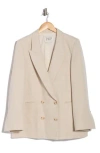 Twp Tabitha Double Breasted Blazer In Neutral