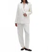 Twp Tabitha Double-breasted Blazer In Bone In White