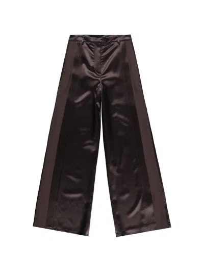 Twp Taite Side-panel Pants In Black