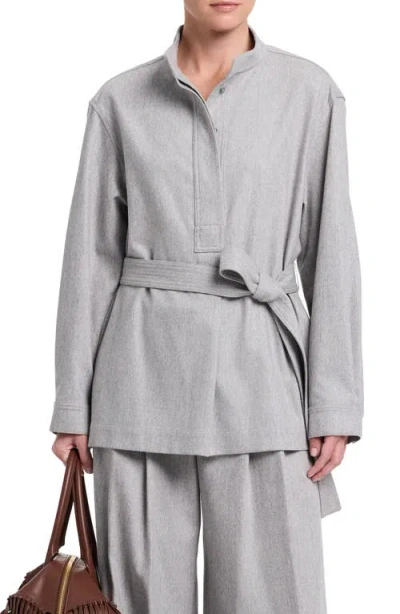 Twp Tamzin Cotton Blazer In Gray