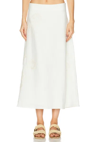 Twp The A-line Skirt In White