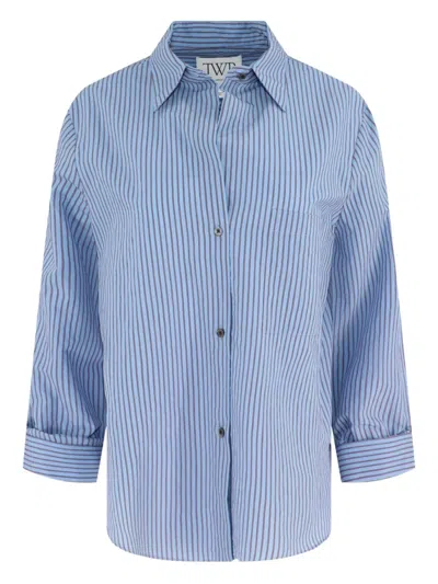 Twp The Next Morning Shirt In Blue
