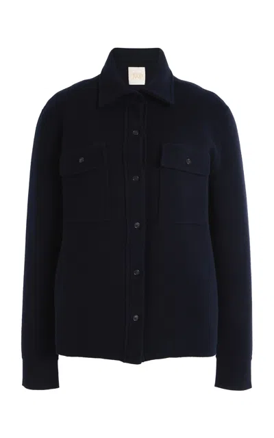 Twp Theo Cashmere Shirt In Black