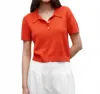Twp Thermal Polo Tomato In Orange