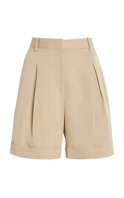 Twp Thompson Mid-rise Shorts In Khaki