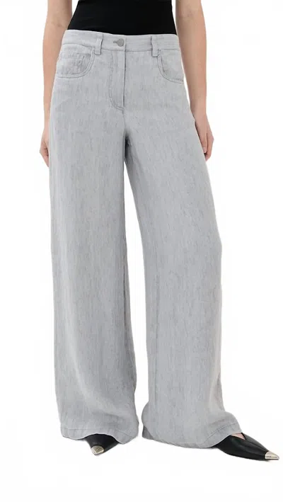 TWP TINY DANCER JEANS IN LIGHT HEATHER GREY