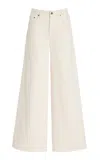 Twp Tiny Dancer Mid-rise Wide-leg Jeans In Neutral