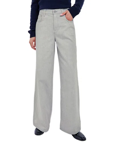 Twp Tiny Dancer Mid-rise Wide-leg Jeans In Gray