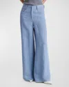 Twp Tiny Dancer Wide-leg Denim Jeans In Light Indigo